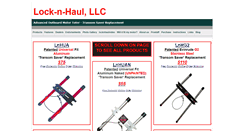Desktop Screenshot of lock-n-haul.com